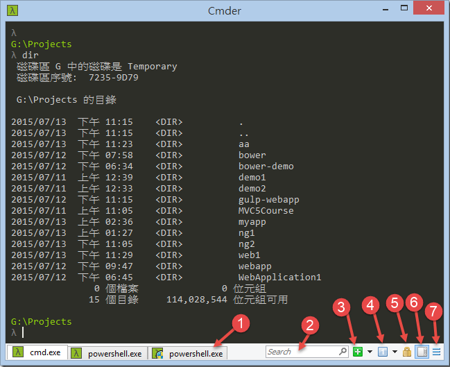 Windows控制台增强工具cmder Windows控制台增强工具cmder